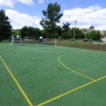 Terrain de tennis, basket, communal